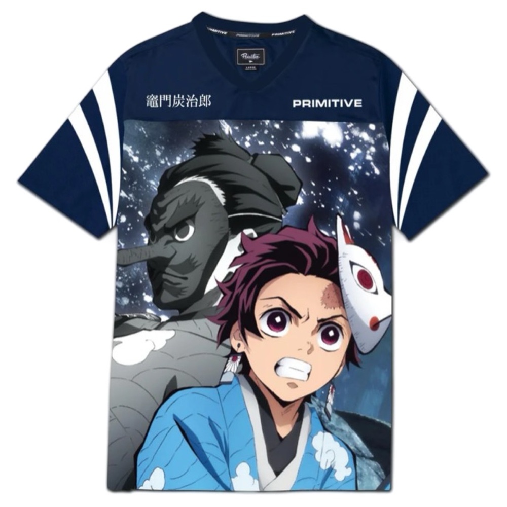 NWT Primitive x Demon Slayer Tanjiro Mesh Jersey - Picture 4 of 7